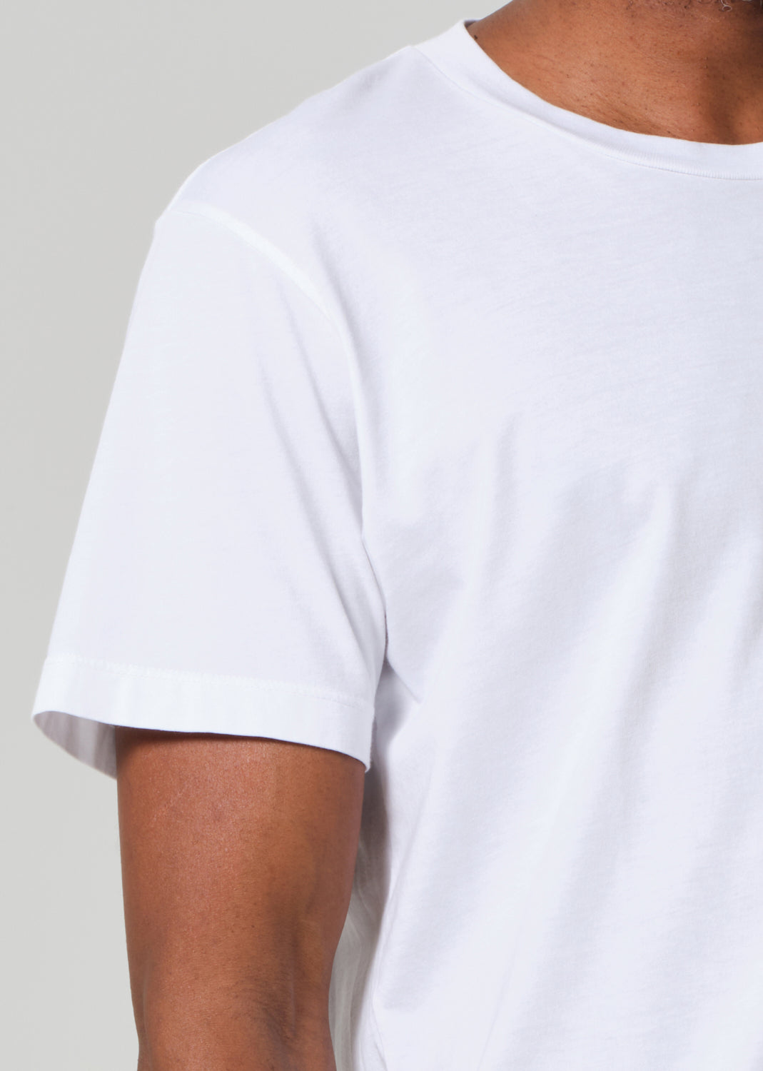 Everyday Short Sleeve Tee in White detail