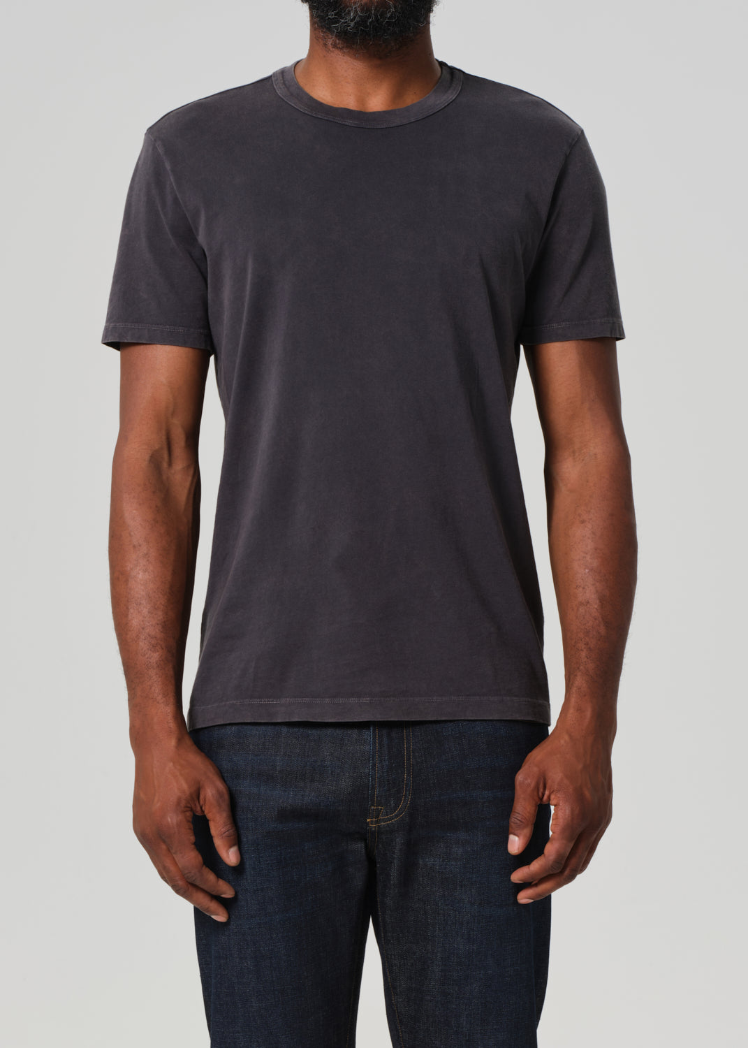 Everyday Short Sleeve Tee in Charcoal front