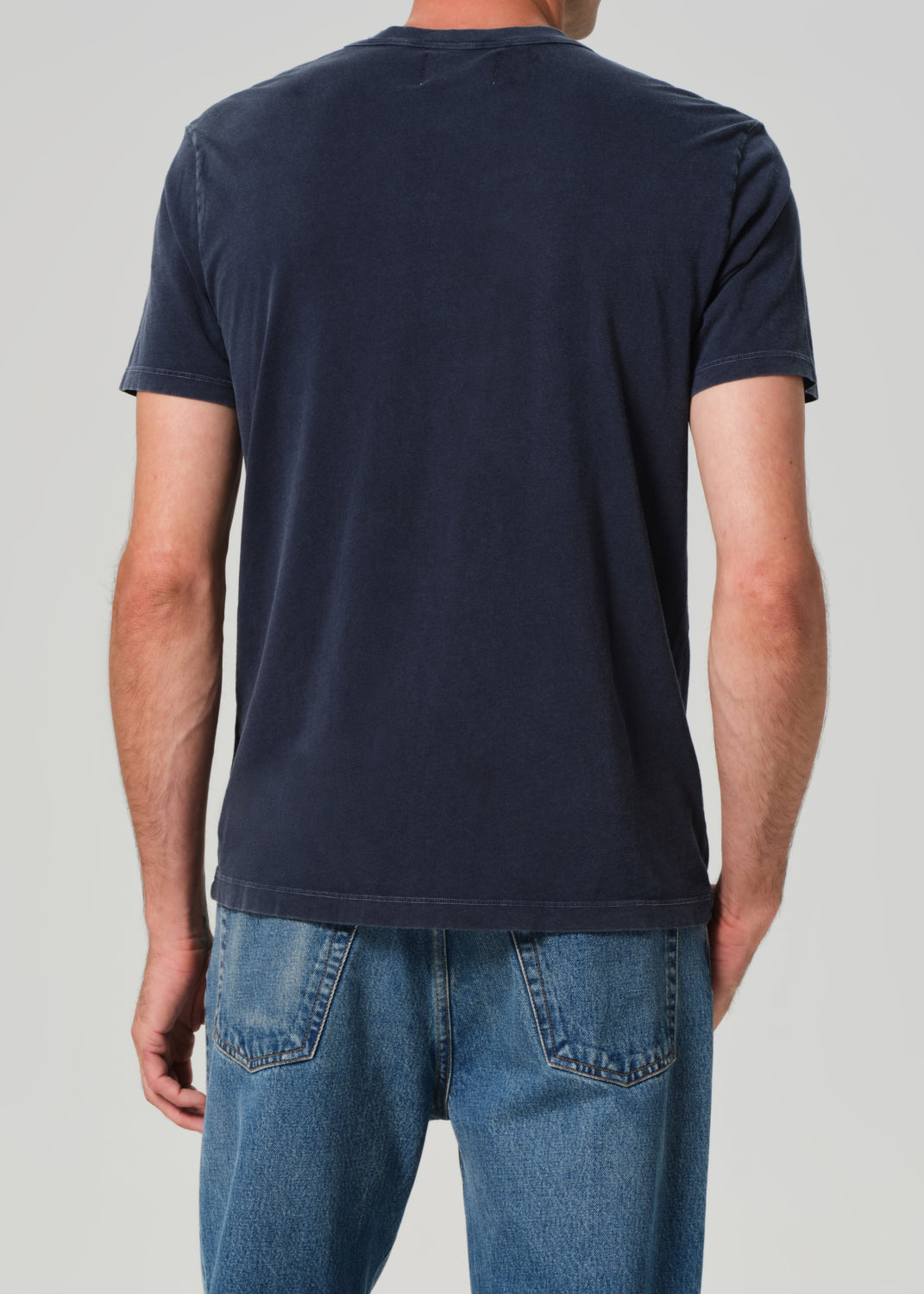 Everyday Short Sleeve Tee in Washed Marine back