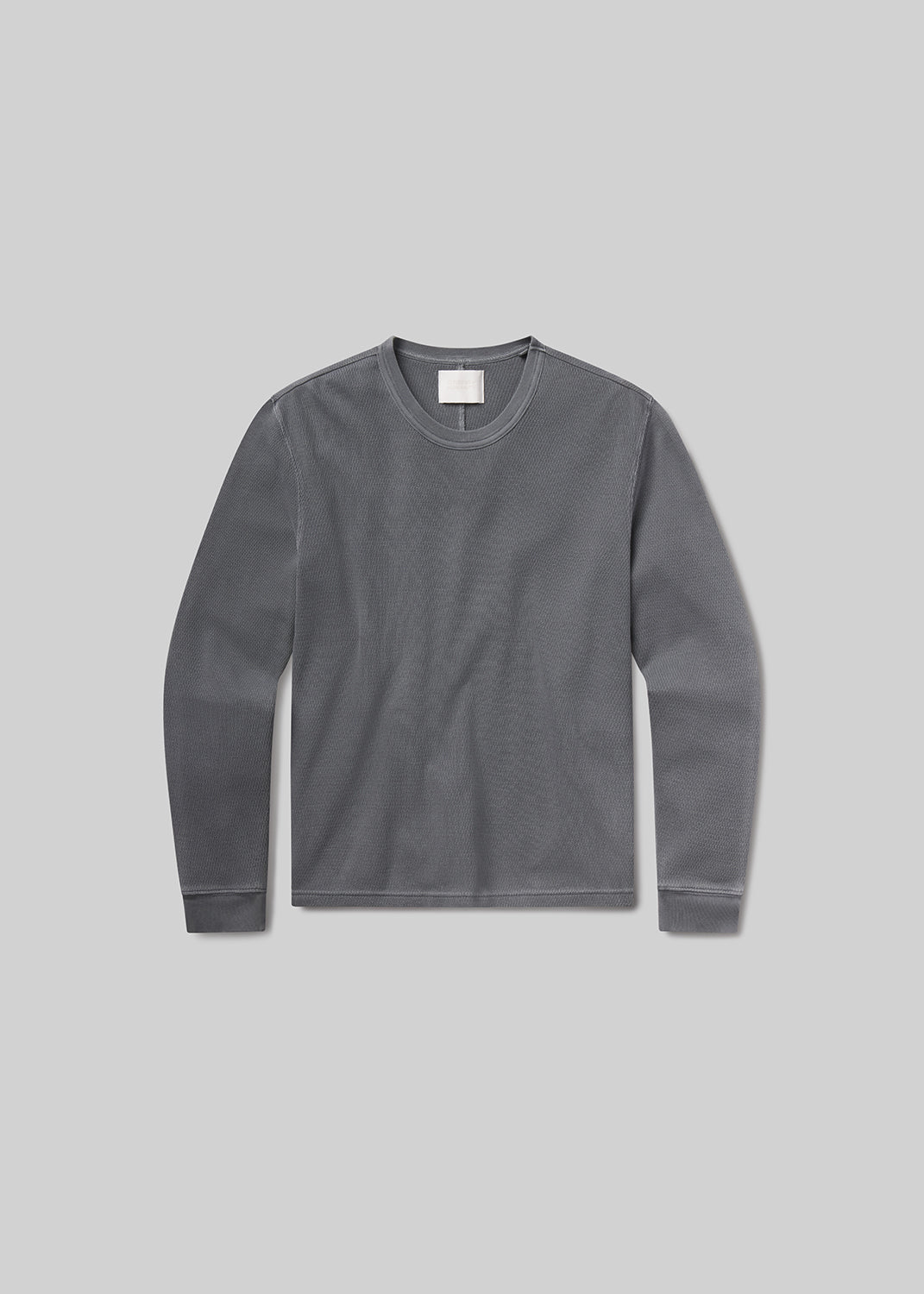 Waffle Crewneck Slate