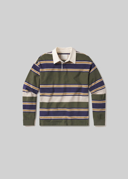 Rugby Shirt in Green Rugby Stripe – Citizens of Humanity