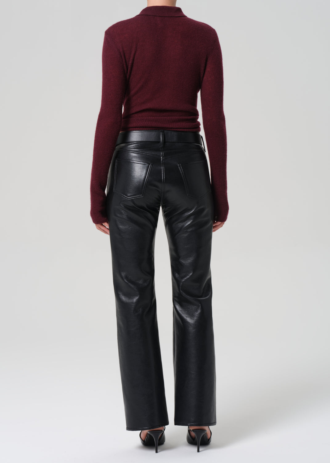 パンツ Jentlouis Double Knee Leather Pants Jentlouis Double Knee Leather Pants jentlious Zip Leather Pants