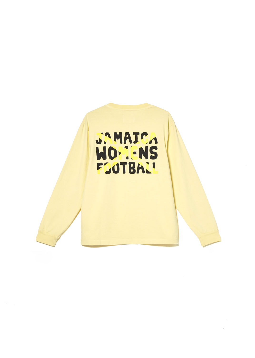 Reggae Girlz Unisex Long Sleeve Tee in Lemon back