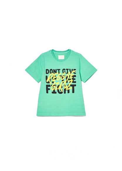 Reggae Girlz Unisex Short Sleeve Tee in Green front