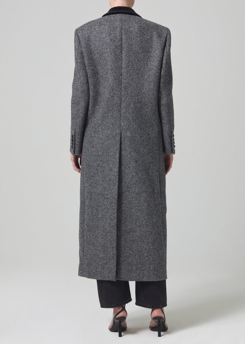 Blazé Milano Babas Overcoat in Grey