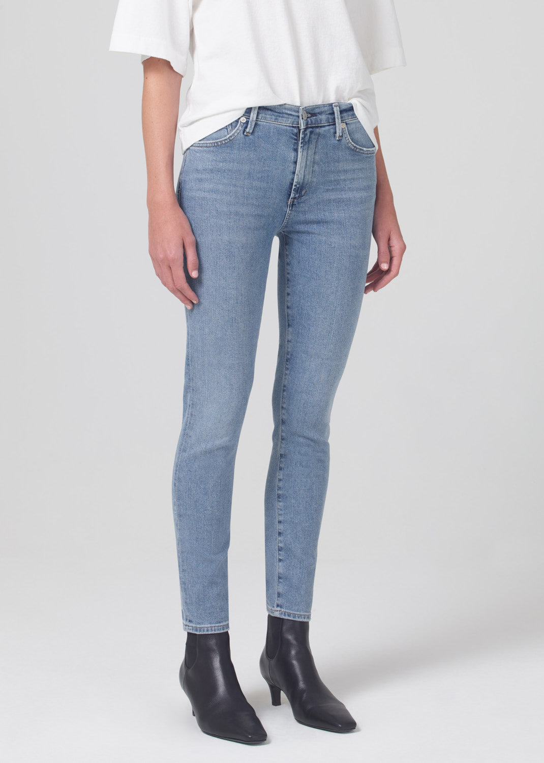 Maternity Rocket Ankle Mid Rise Skinny in Vivant – Citizens of Humanity