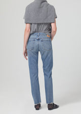 Emerson Mid Rise Relaxed 29" Jeans in Dimple back
