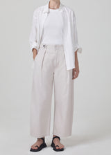 Payton Utility Trouser in Oysterette front