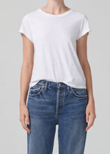 Juliette Slim T-Shirt in White front