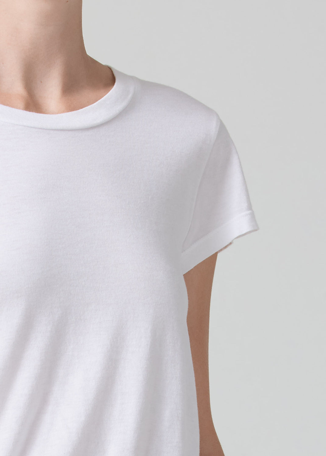 Juliette Slim T-Shirt in White detail