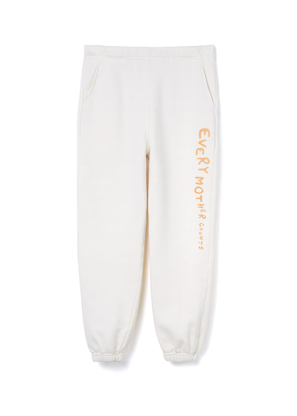 Every Mother Counts Unisex Sweatpant in Cream
