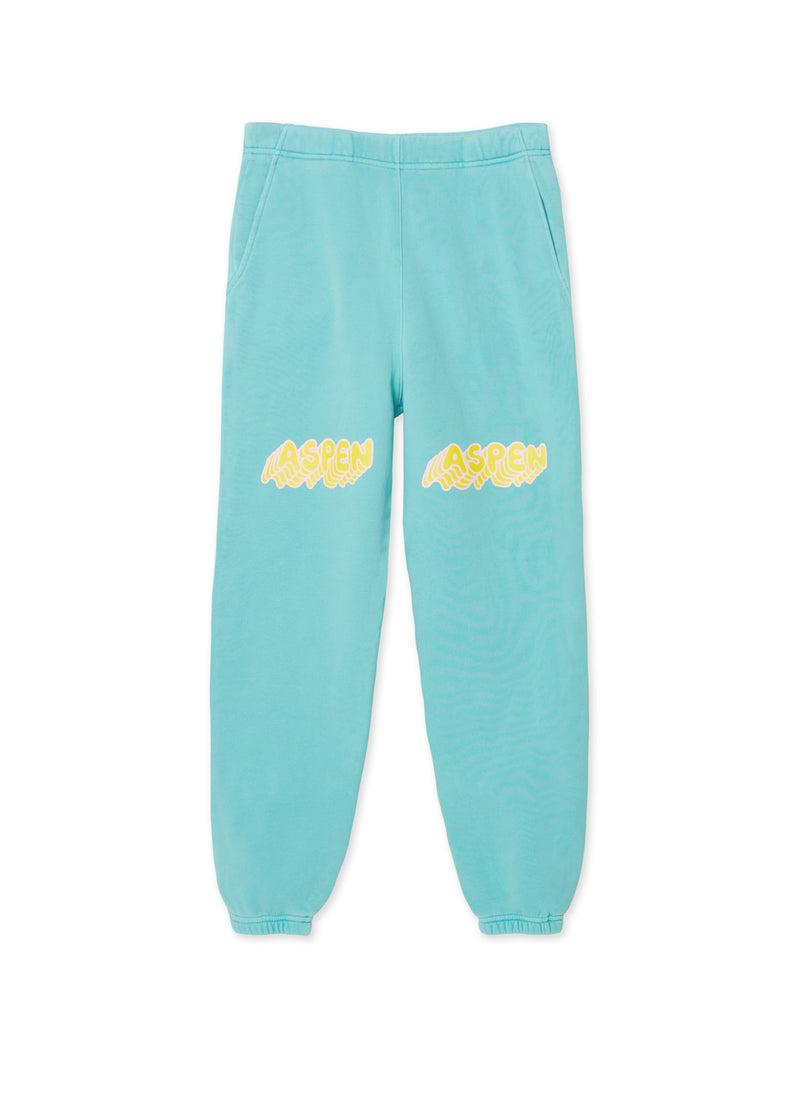 Green There Done That "We're so high" Unisex Adult Sweatpant in Blue