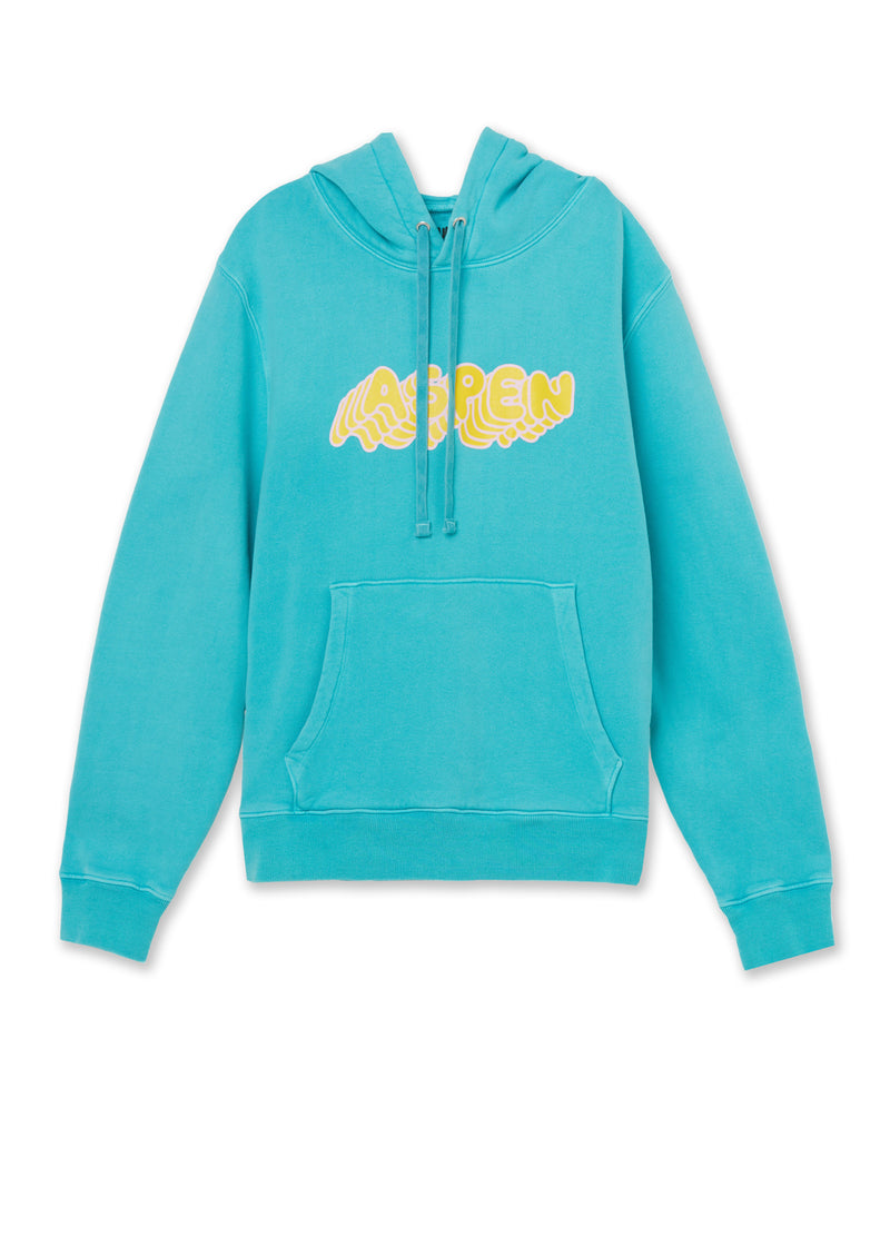 Green There Done That "We're so high" Unisex Adult Hoodie in Blue front