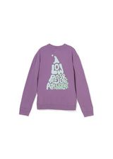 The Haas Brothers Low Pressure Adult Unisex Crewneck in Purple back